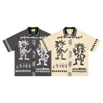 画像5: Tangmu Trendsetter American Retro Street-Style Print Shirt 　Tangmu Trendsetterアメリカンレトロストリートプリント シャツ ユニセックス 男女兼用 (5)