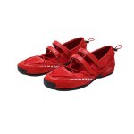 画像9: Ｗomen's Retro Velcro ballet-style wedge sneakers with a hidden wedge heel 隠しウェッジヒールプラットフォームレトロベルクロバレーシューズスニーカー (9)