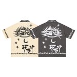 画像6: Tangmu Trendsetter American Retro Street-Style Print Shirt 　Tangmu Trendsetterアメリカンレトロストリートプリント シャツ ユニセックス 男女兼用 (6)