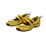 画像7: Ｗomen's Retro Velcro ballet-style wedge sneakers with a hidden wedge heel 隠しウェッジヒールプラットフォームレトロベルクロバレーシューズスニーカー (7)
