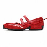 画像3: Ｗomen's Retro Velcro ballet-style wedge sneakers with a hidden wedge heel 隠しウェッジヒールプラットフォームレトロベルクロバレーシューズスニーカー (3)