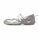 画像6: Ｗomen's Retro Velcro ballet-style wedge sneakers with a hidden wedge heel 隠しウェッジヒールプラットフォームレトロベルクロバレーシューズスニーカー (6)