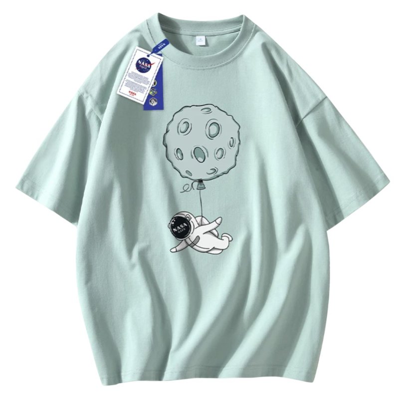 画像16: Unisex nasa x astronaut planet balloon diving T-shirt　男女兼用ユニセックスNASA ナサ 宇宙飛行士 惑星 プラネット バルーン ダイビングTシャツ (16)