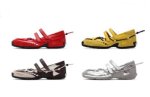 画像12: Ｗomen's Retro Velcro ballet-style wedge sneakers with a hidden wedge heel 隠しウェッジヒールプラットフォームレトロベルクロバレーシューズスニーカー (12)