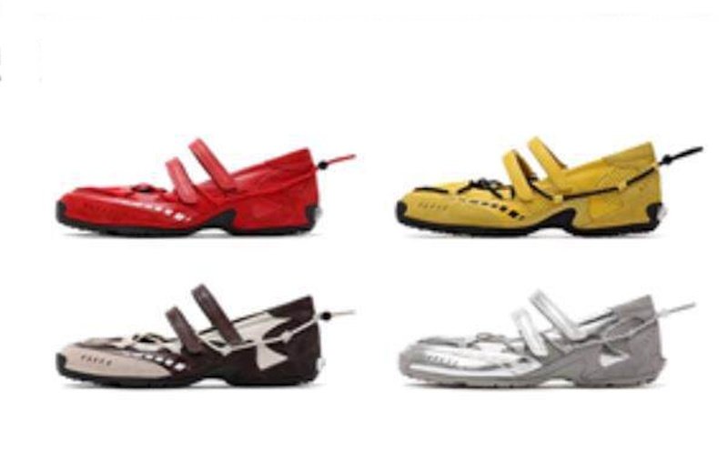 画像12: Ｗomen's Retro Velcro ballet-style wedge sneakers with a hidden wedge heel 隠しウェッジヒールプラットフォームレトロベルクロバレーシューズスニーカー (12)