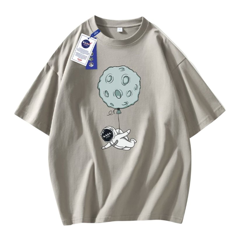 画像10: Unisex nasa x astronaut planet balloon diving T-shirt　男女兼用ユニセックスNASA ナサ 宇宙飛行士 惑星 プラネット バルーン ダイビングTシャツ (10)