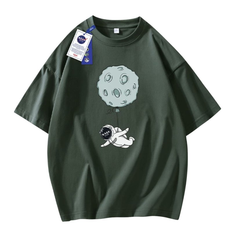 画像17: Unisex nasa x astronaut planet balloon diving T-shirt　男女兼用ユニセックスNASA ナサ 宇宙飛行士 惑星 プラネット バルーン ダイビングTシャツ (17)