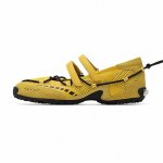 画像4: Ｗomen's Retro Velcro ballet-style wedge sneakers with a hidden wedge heel 隠しウェッジヒールプラットフォームレトロベルクロバレーシューズスニーカー (4)