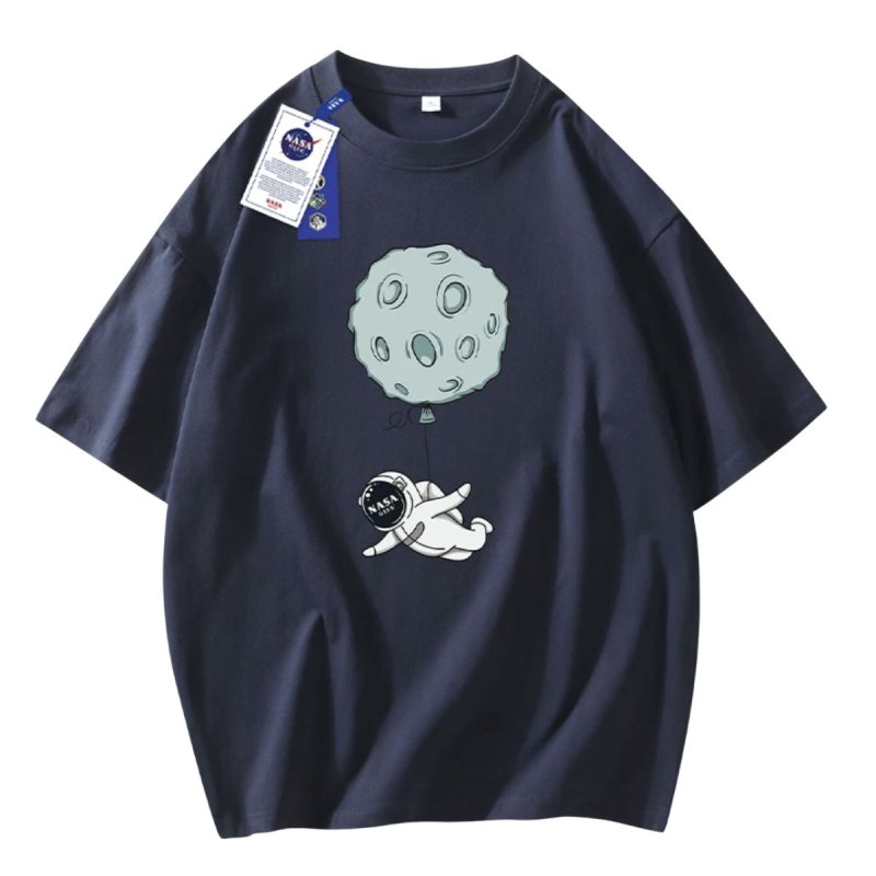 画像18: Unisex nasa x astronaut planet balloon diving T-shirt　男女兼用ユニセックスNASA ナサ 宇宙飛行士 惑星 プラネット バルーン ダイビングTシャツ (18)