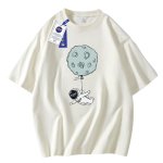 画像15: Unisex nasa x astronaut planet balloon diving T-shirt　男女兼用ユニセックスNASA ナサ 宇宙飛行士 惑星 プラネット バルーン ダイビングTシャツ (15)