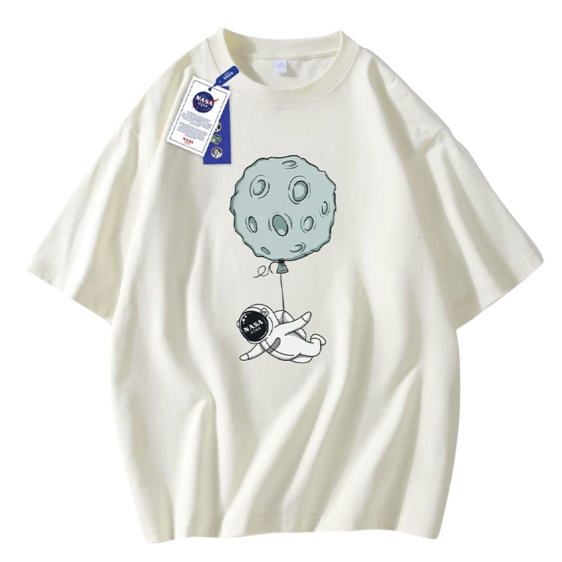 画像15: Unisex nasa x astronaut planet balloon diving T-shirt　男女兼用ユニセックスNASA ナサ 宇宙飛行士 惑星 プラネット バルーン ダイビングTシャツ (15)