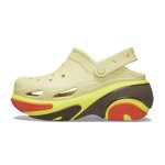 画像1: Platform Puff-Style Slingback Clog Sandals slippers shoes  　 厚底プラットフォームパフ型バックストラップクロッグサンダル スリッパシューズ　 (1)
