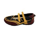 画像2: Ｗomen's Retro Velcro ballet-style wedge sneakers with a hidden wedge heel 隠しウェッジヒールプラットフォームレトロベルクロバレーシューズスニーカー (2)