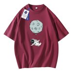 画像9: Unisex nasa x astronaut planet balloon diving T-shirt　男女兼用ユニセックスNASA ナサ 宇宙飛行士 惑星 プラネット バルーン ダイビングTシャツ (9)