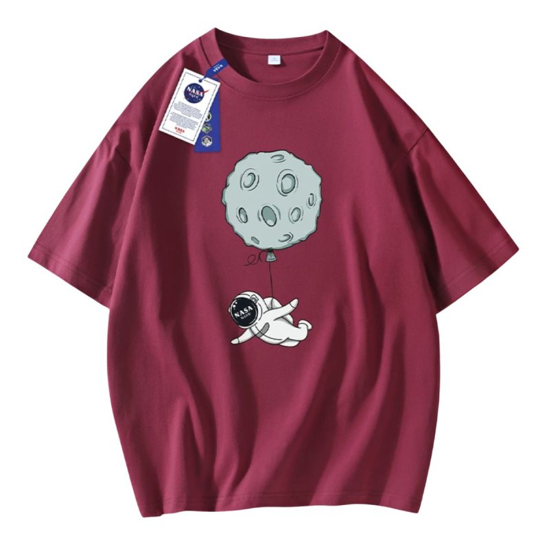 画像9: Unisex nasa x astronaut planet balloon diving T-shirt　男女兼用ユニセックスNASA ナサ 宇宙飛行士 惑星 プラネット バルーン ダイビングTシャツ (9)