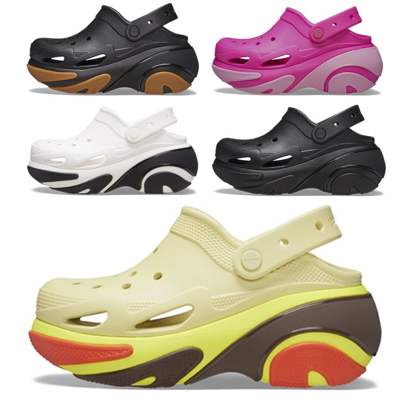 画像6: Platform Puff-Style Slingback Clog Sandals slippers shoes  　 厚底プラットフォームパフ型バックストラップクロッグサンダル スリッパシューズ　 (6)