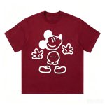 画像7: Broken Mickey Mouse Print Round-Neck T-Shirt　ユニセックス 男女兼用 ブロークンミッキーマウスプリントラウンドネックTシャツ (7)