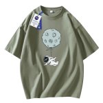 画像4: Unisex nasa x astronaut planet balloon diving T-shirt　男女兼用ユニセックスNASA ナサ 宇宙飛行士 惑星 プラネット バルーン ダイビングTシャツ (4)