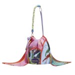 画像12: Scarf motif rope tote shoulder 2WAY bag　　スカーフモチーフロープ ショルダー トートエコバック (12)