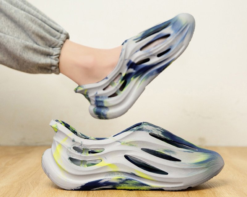 画像4: Unisex EVA Tie-Dye Camouflage Coconut Shoes sandals/slippers 　ユニセックス男女兼用 EVAタイダイカモフラージュココナッツシューズサンダルスリッパスリッポン　 (4)