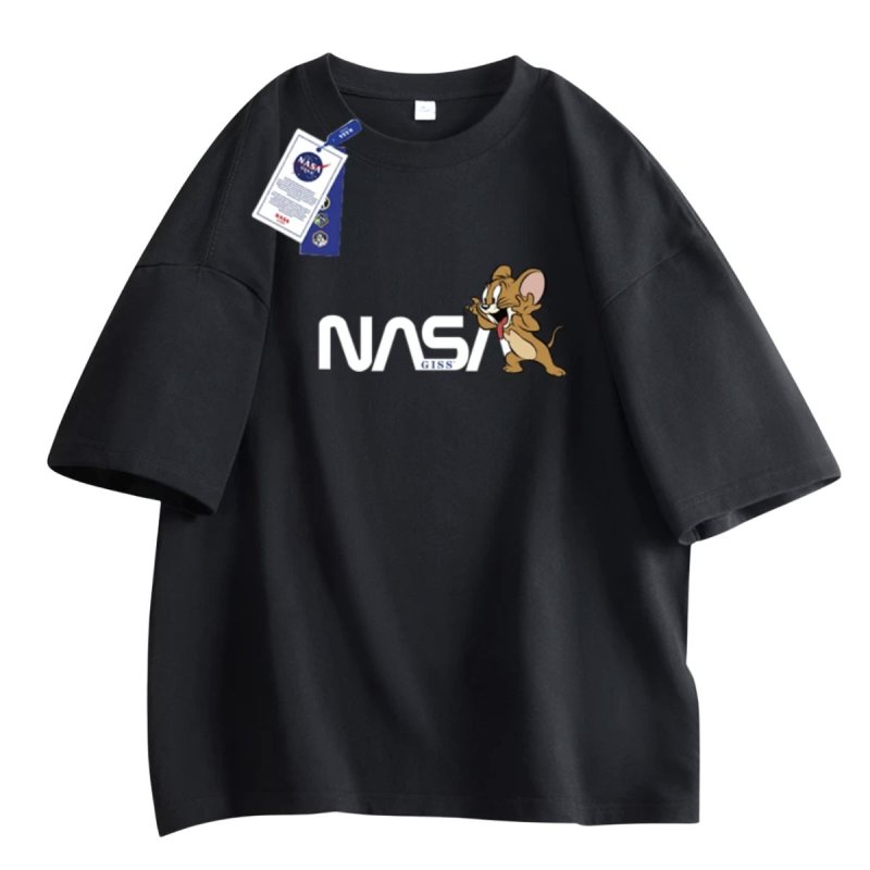 画像2: Unisex Tom and Jerry Jerry x Nasa print t-shirt　ユニセックス 男女兼用トムとジェリージェリー×ナサプリントTシャツ (2)