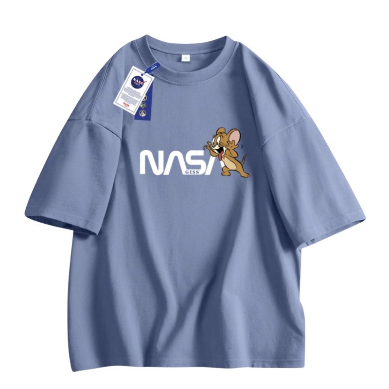 画像10: Unisex Tom and Jerry Jerry x Nasa print t-shirt　ユニセックス 男女兼用トムとジェリージェリー×ナサプリントTシャツ (10)