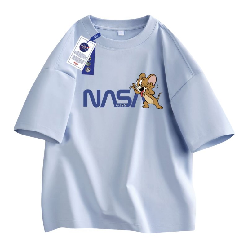 画像4: Unisex Tom and Jerry Jerry x Nasa print t-shirt　ユニセックス 男女兼用トムとジェリージェリー×ナサプリントTシャツ (4)