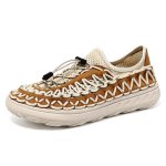 画像1: Woven, lightweight, breathable sneaker-sandals Shoes　ユニセックス 男女兼用編み込み軽量通気性スニーカーサンダルシューズ (1)