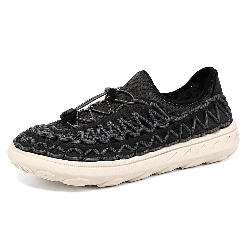 画像4: Woven, lightweight, breathable sneaker-sandals Shoes　ユニセックス 男女兼用編み込み軽量通気性スニーカーサンダルシューズ (4)