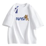 画像1: Unisex Tom and Jerry Jerry x Nasa print t-shirt　ユニセックス 男女兼用トムとジェリージェリー×ナサプリントTシャツ (1)