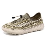 画像3: Woven, lightweight, breathable sneaker-sandals Shoes　ユニセックス 男女兼用編み込み軽量通気性スニーカーサンダルシューズ (3)