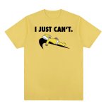 画像3: i just can't homer simpson printing t-shirts ユニセックス 男女兼用 i just can't ホーマーシンプソン プリントTシャツ (3)