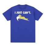 画像8: i just can't homer simpson printing t-shirts ユニセックス 男女兼用 i just can't ホーマーシンプソン プリントTシャツ (8)