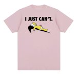 画像6: i just can't homer simpson printing t-shirts ユニセックス 男女兼用 i just can't ホーマーシンプソン プリントTシャツ (6)