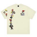 画像3: Unisex American Retro One point Pawcee Time Girls Print T-shirt アメリカンレトロ パワー ガールズ プリント 半袖ラウンドネック Tシャツ ユニセックス 男女兼用 　  (3)