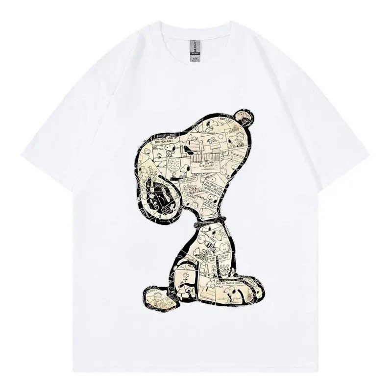 画像2: N21スヌーピー＆trend element Malong T-shirt unisex　男女兼用 ユニセックススヌーピ&スヌーピー 半袖Tシャツ (2)