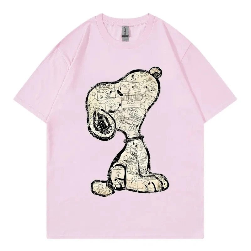 画像7: N21スヌーピー＆trend element Malong T-shirt unisex　男女兼用 ユニセックススヌーピ&スヌーピー 半袖Tシャツ (7)