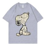 画像3: N21スヌーピー＆trend element Malong T-shirt unisex　男女兼用 ユニセックススヌーピ&スヌーピー 半袖Tシャツ (3)