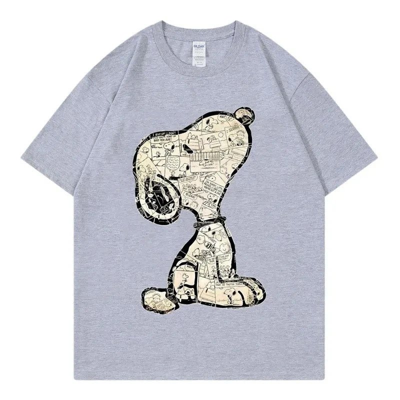 画像3: N21スヌーピー＆trend element Malong T-shirt unisex　男女兼用 ユニセックススヌーピ&スヌーピー 半袖Tシャツ (3)