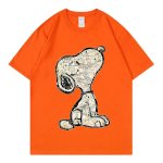 画像8: N21スヌーピー＆trend element Malong T-shirt unisex　男女兼用 ユニセックススヌーピ&スヌーピー 半袖Tシャツ (8)