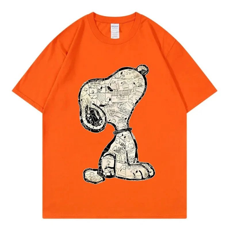 画像8: N21スヌーピー＆trend element Malong T-shirt unisex　男女兼用 ユニセックススヌーピ&スヌーピー 半袖Tシャツ (8)