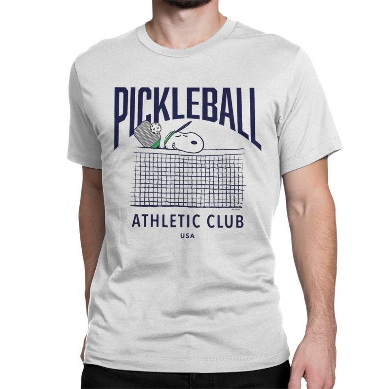 画像1: Pickleball SnoopyT-shirt unisex　男女兼用 ユニセックスピックルボールスヌーピ 半袖Tシャツ (1)