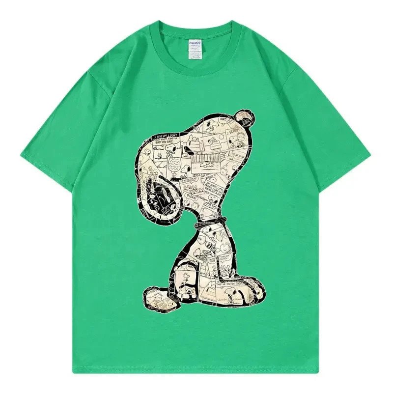 画像6: N21スヌーピー＆trend element Malong T-shirt unisex　男女兼用 ユニセックススヌーピ&スヌーピー 半袖Tシャツ (6)