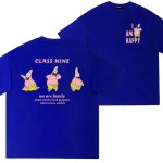 画像3: Sponge bob Patrick Star CLASS NINE I'M HAPPY Logo One Point back logo print t-shirts キッズ ユニセックス 男女兼用 スポンジボブ パトリックスター ワンポイント バックロゴプリントTシャツ (3)