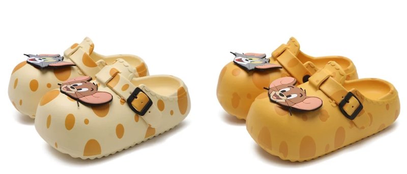 画像3: Tom and Jerry platform sandals slippers  トムとジェリープラットフォーム厚底サンダル スリッパ (3)