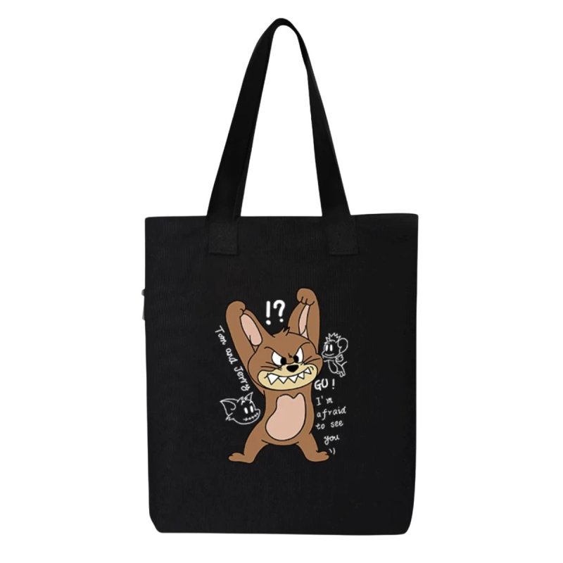 画像1: Tom and Jerry Canvas Tote Eco Bag トムとジェリーナサ×トム＆ジェリーキャンバストートエコバッグ (1)