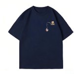 画像3: Unisex Cat-fishing motif small print short sleeve T-shirt 男女兼用  ユニセックス  キャットフィッシングワンポイントプリントTシャツ  (3)