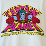 画像2: Unisex Captain Planet Superman short sleeve T-shirt 男女兼用ユニセックス キャプテンプラネットスーパーマンヴィンテージスタイルTシャツ (2)