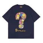 画像3: The Simpsons Cartoon Question Letter paint Tshirts ユニセックス男女兼用ザ・シンプソンズ カートゥーン クエスチョン レター柄 プリント 半袖Tシャツ (3)