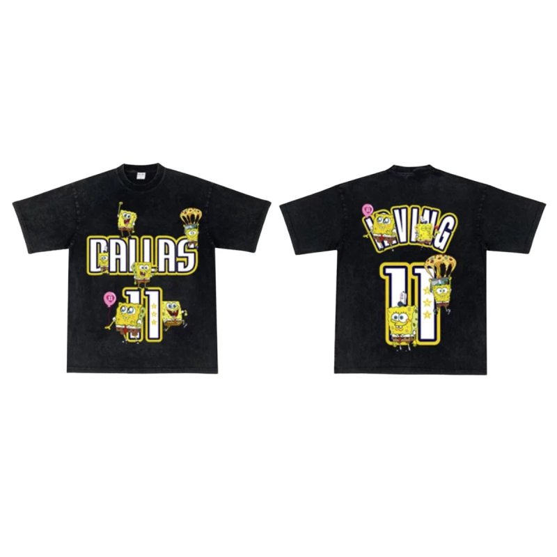 画像3: SpongeBob Dallas 11 round neck Tshirts ユニセックス 男女兼用 スポンジボブ ダラス 11 Tシャツ (3)